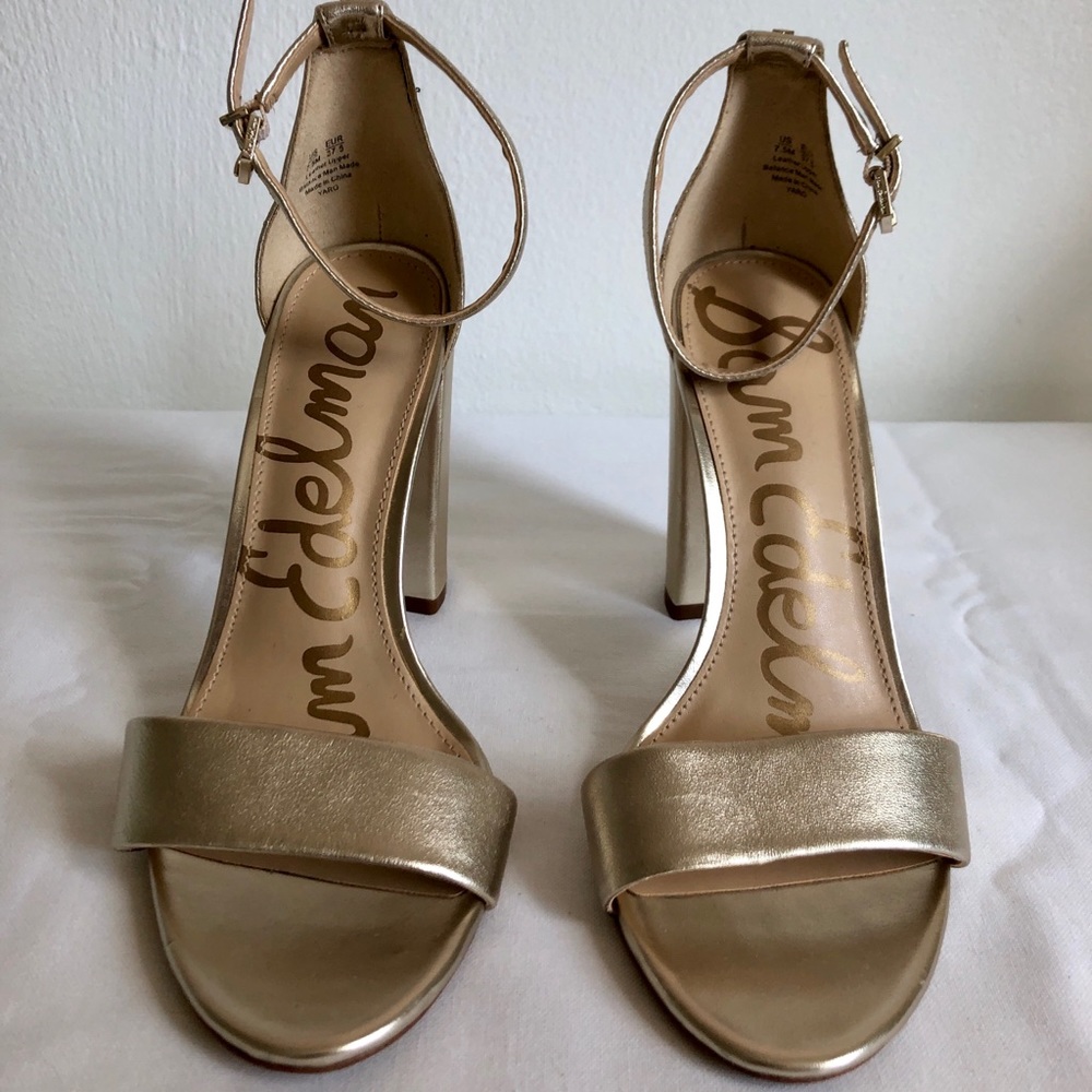 Sam Edelman Gold Heels